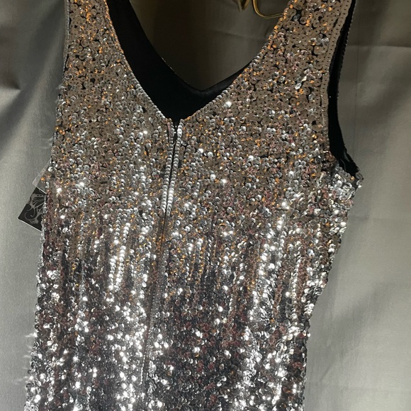 Women’s Maner Eloquent sequence, tank too dress long/formal/prom/dance-large-NWT - Picture 5 of 7